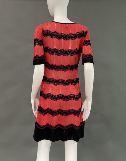MISSONI
Knit dress in red and navy blue tones,...
