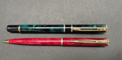 WATERMAN
-Gold-plated fountain pen with an...