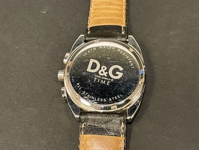 DOLCE & GABBANA 
Men's stainless steel watch,...