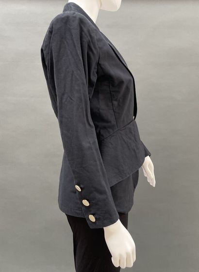 Yves SAINT LAURENT Rive Gauche, circa 1986–1987	
Black...