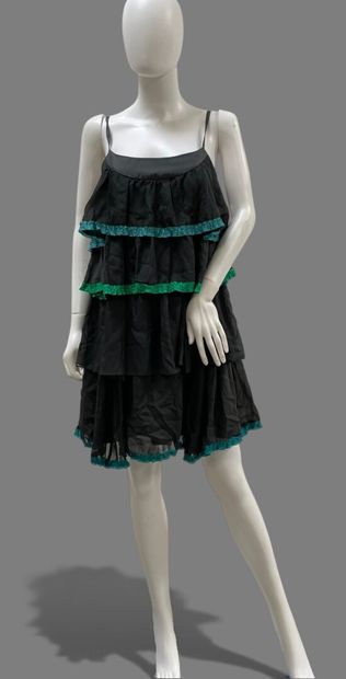 MARC by MARC JACOBS 
Gray chiffon dress with...