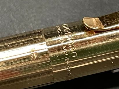 WATERMAN
-Gold-plated fountain pen with an...