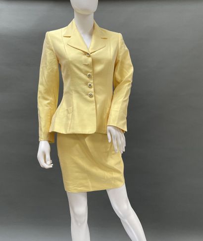 Christian DIOR Boutique, circa 1990 
Yellow...