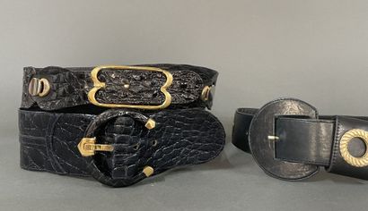 Léo ISBA, Anonymous 
Set of three belts in...