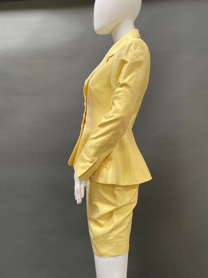 Christian DIOR Boutique, circa 1990 
Yellow...