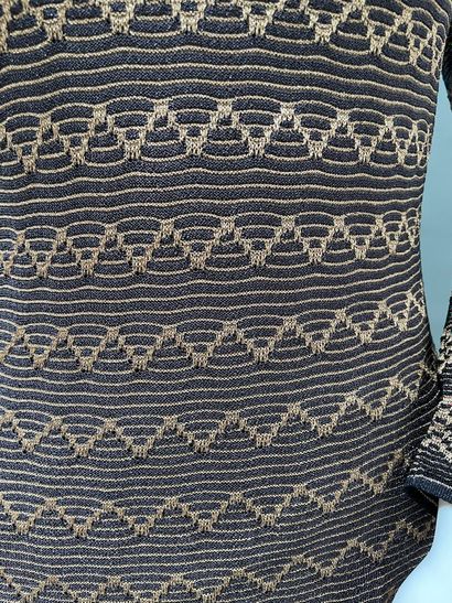 MISSONI
Knit dress with gold lurex, V-neck,...