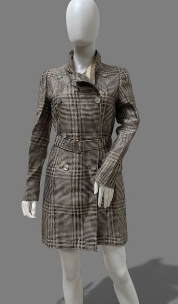EMPORIO ARMANI 
Acetate trench coat with...