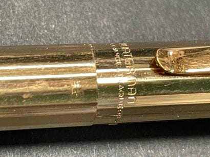WATERMAN
-Gold-plated fountain pen with an...