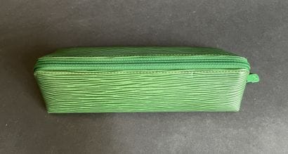Louis VUITTON, 1991
Green Épi leather pencil...