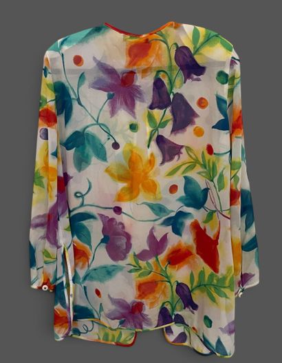 Louis FERAUD
Floral-print chiffon jacket,...