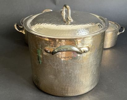 Christian DIOR
Set of three lidded pots in...