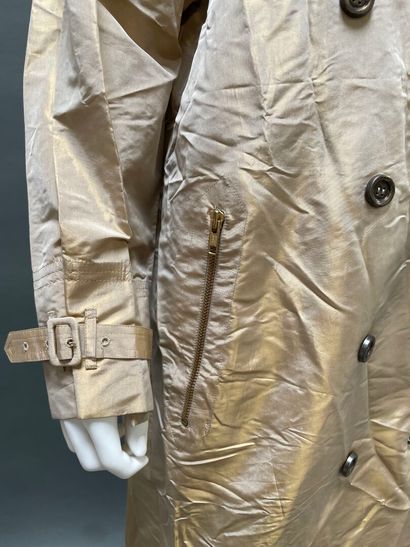 Sonia RYKIEL 
Iridescent beige acetate trench...