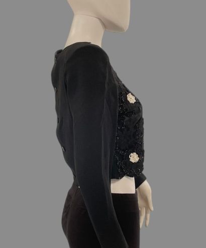 Sonia RYKIEL 
Black long-sleeved top with...