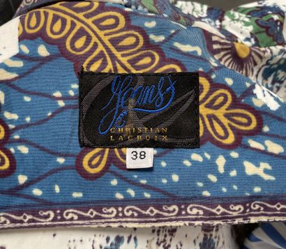 Christian LACROIX Jeans 
Multicolored printed...