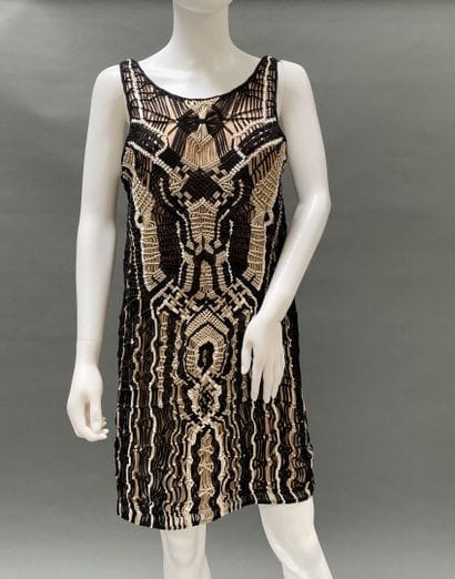 DIANE VON FURSTENBERG
Black and gold cotton...