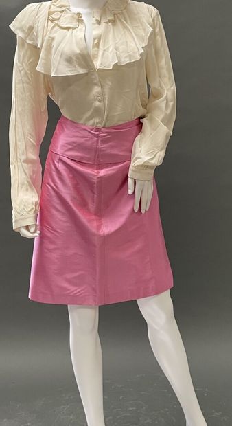 ACANTHE
Two flared silk skirts, one with...