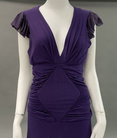 UNGARO FUCHSIA
Long purple jersey dress,...