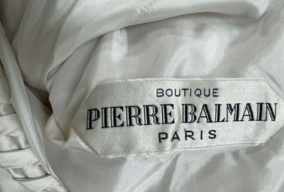 Pierre BALMAIN PARIS
Unbleached silk dress...