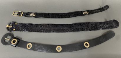 Léo ISBA, Anonymous 
Set of three belts in...