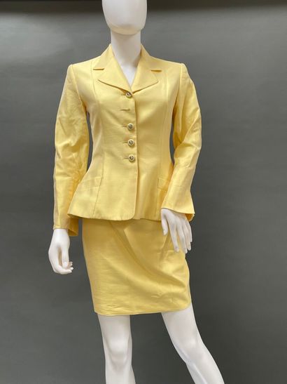 Christian DIOR Boutique, circa 1990 
Yellow...