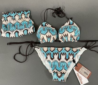 MISSONI 
Two-piece swimsuit with a triangle...