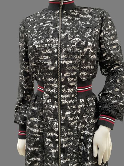 Sonia by Sonia RYKIEL 
Bomber-style guipure...