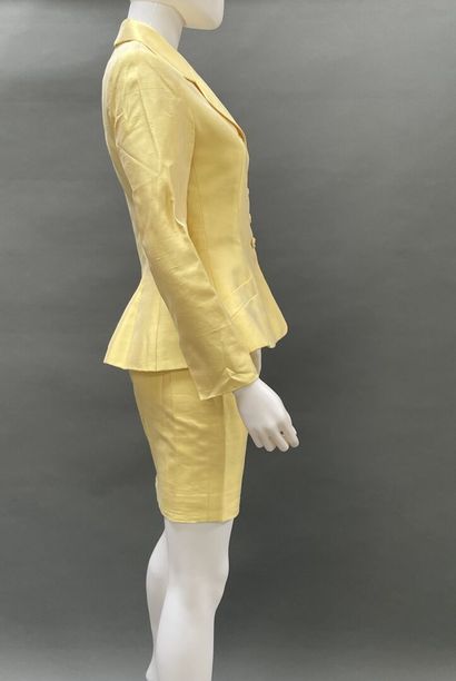 Christian DIOR Boutique, circa 1990 
Yellow...
