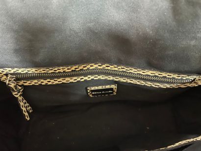 Sonia RYKIEL
Beige and black leather bag...