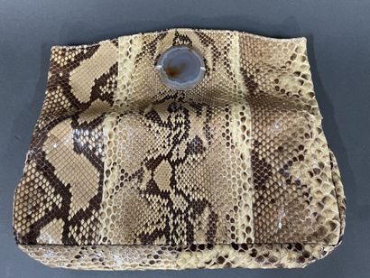 Maya N, REY AUGUSTI 
Set of two reptile-print...