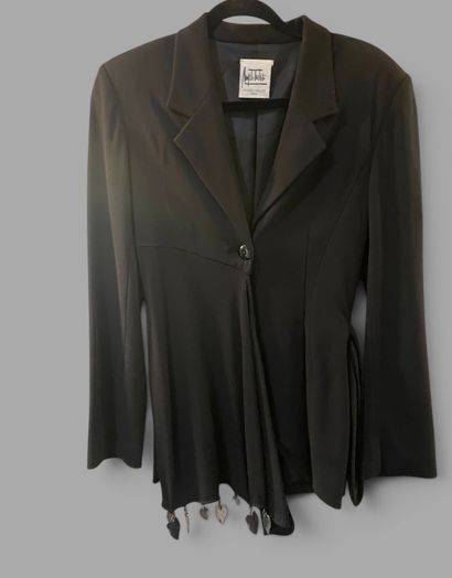 Angelo TARLAZZI
Black wool jacket with a...