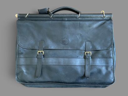 LONGCHAMP
Black leather garment bag with...
