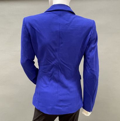 CAVALLI Class 
Majorelle blue wool jacket...