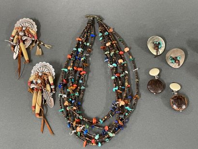 Anonymous 
Set of six pairs of ear clips,...