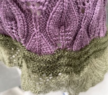 MISSONI 
Crocheted wool dress in shades of...