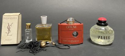 Yves SAINT LAURENT
-“Y” Eau de Toilette 
-“Opium”...
