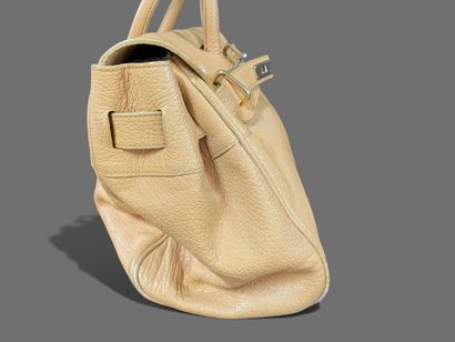 MAX DOUGLAS 
Pyla beige leather tote bag,...