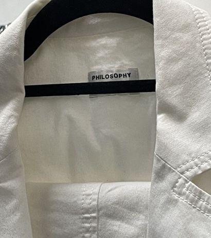 PHILOSOPHY DI ALBERTA FERETTI 
White cotton...