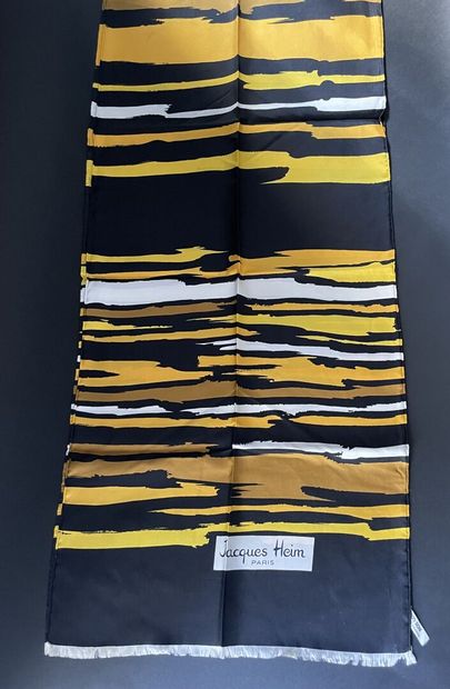 Jacques HEIM, GIVENCHY 
Silk scarf in shades...