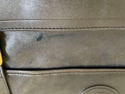 LONGCHAMP
Black leather garment bag with...