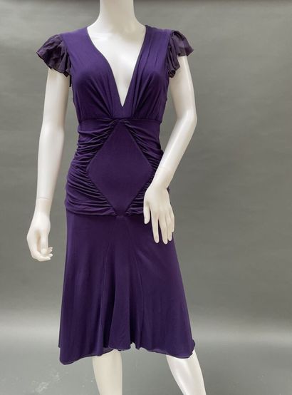 UNGARO FUCHSIA
Long purple jersey dress,...