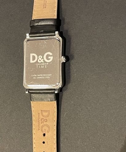 DOLCE & GABBANA 
Sea Quest watch with a rectangular...