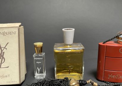 Yves SAINT LAURENT
-“Y” Eau de Toilette 
-“Opium”...