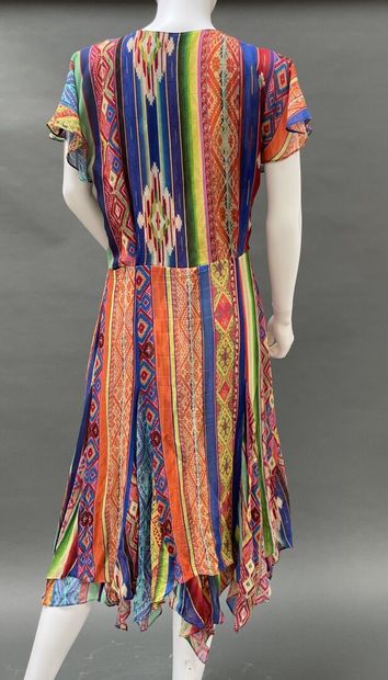 RALPH LAUREN POLO
Multicolored silk dress...