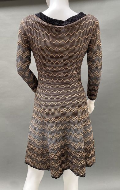 MISSONI
Knit dress with gold lurex, V-neck,...