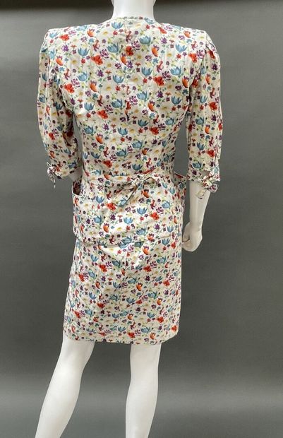 UNGARO Parallèle 
Floral-print cotton suit,...