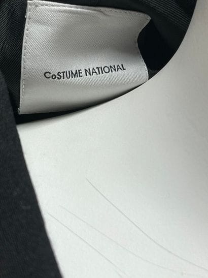 NATIONAL COSTUME
Black wool jacket, notched...