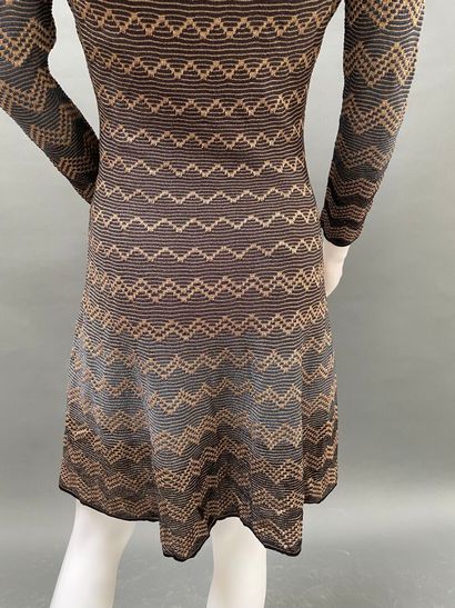 MISSONI
Knit dress with gold lurex, V-neck,...