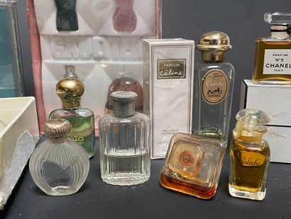 Assortment of samples from various brands:...