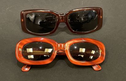 DOLCE & GABBANA
Two pairs of sunglasses with...