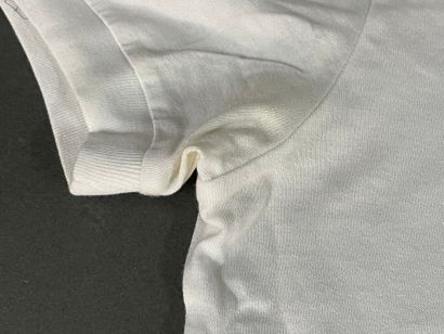 DOLCE & GABBANA 
White short-sleeved T-shirt....